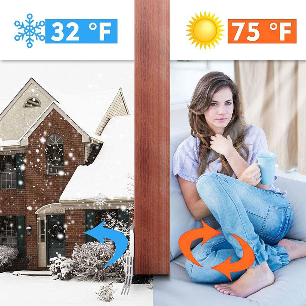 Door Draft Stopper Under Door for Exterior Interior Doors Door Sweep Strip view 8