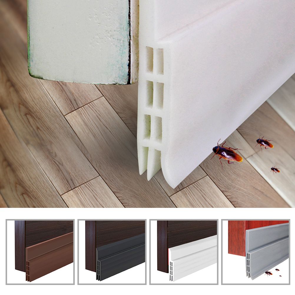 Door Draft Stopper Under Door for Exterior Interior Doors Door Sweep Strip view 3