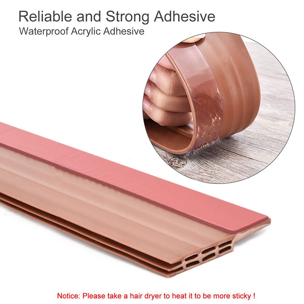 Door Draft Stopper Under Door for Exterior Interior Doors Door Sweep Strip view 8