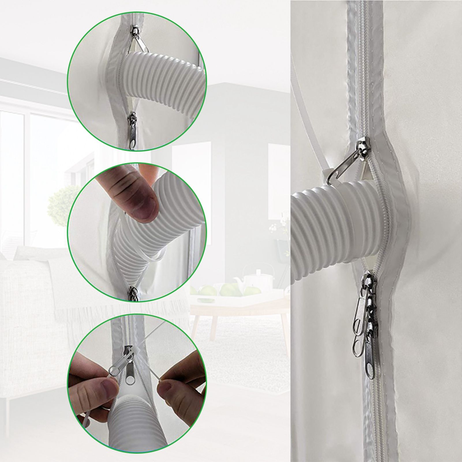 Door Seal for Portable Air Conditioner and Tumble Dryer Easy Installation Door view 3