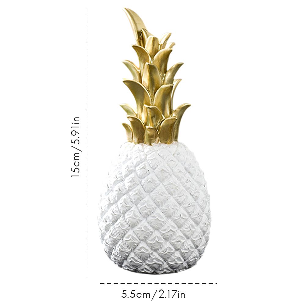 Nordic Modern Resin Pineapple Decor Living Room Wine Cabinet Window Desktop view 9