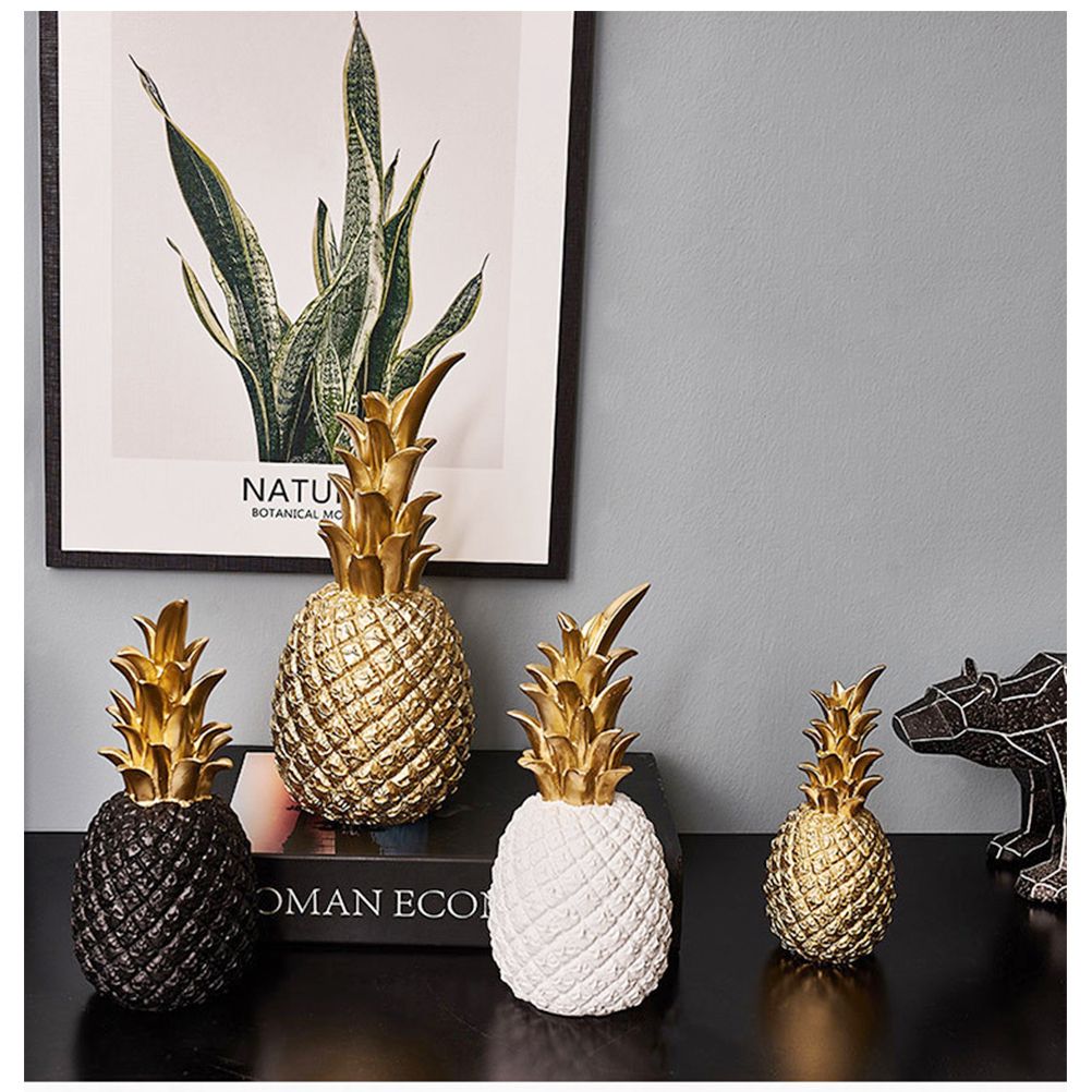 Nordic Modern Resin Pineapple Decor Living Room Wine Cabinet Window Desktop view 9