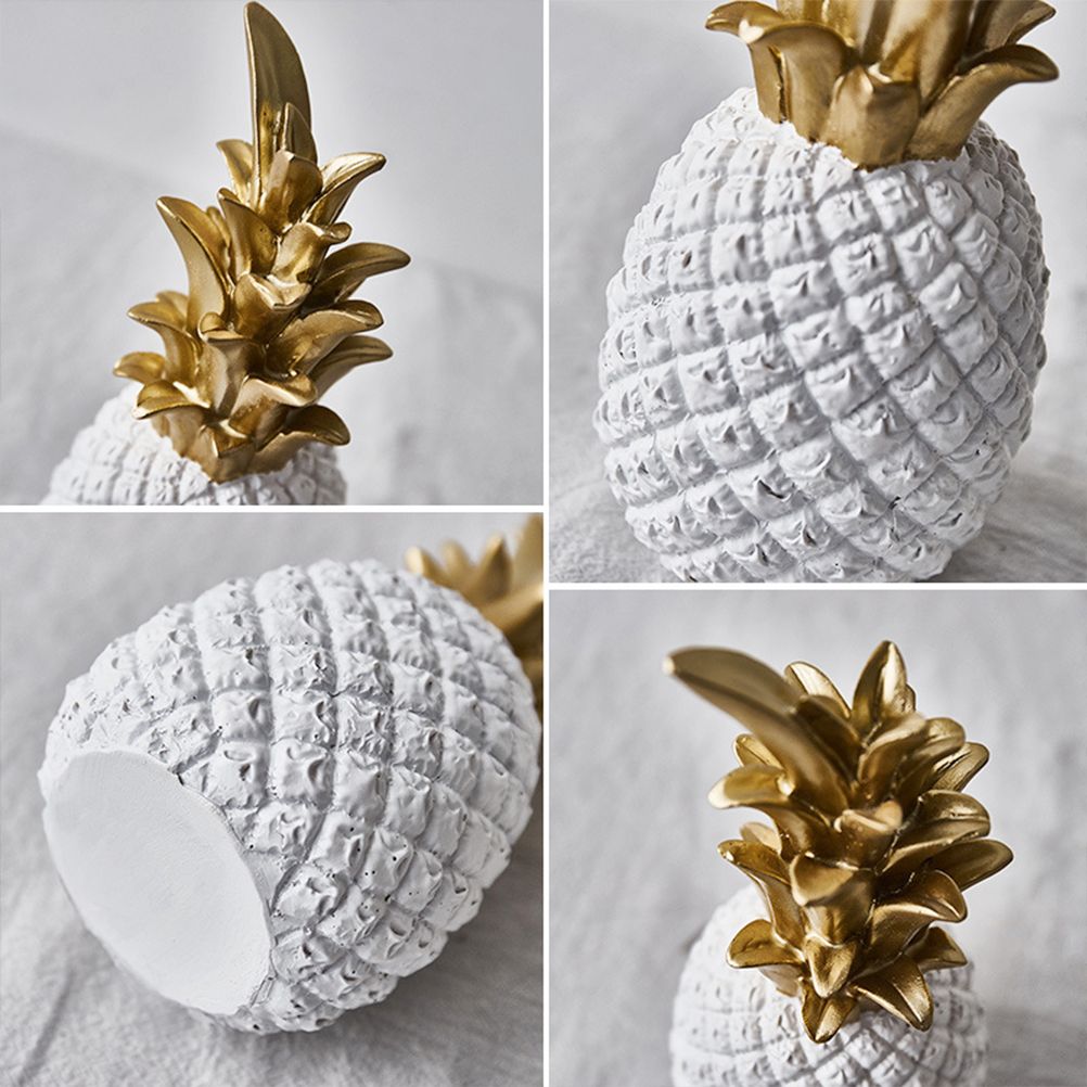 Nordic Modern Resin Pineapple Decor Living Room Wine Cabinet Window Desktop view 4