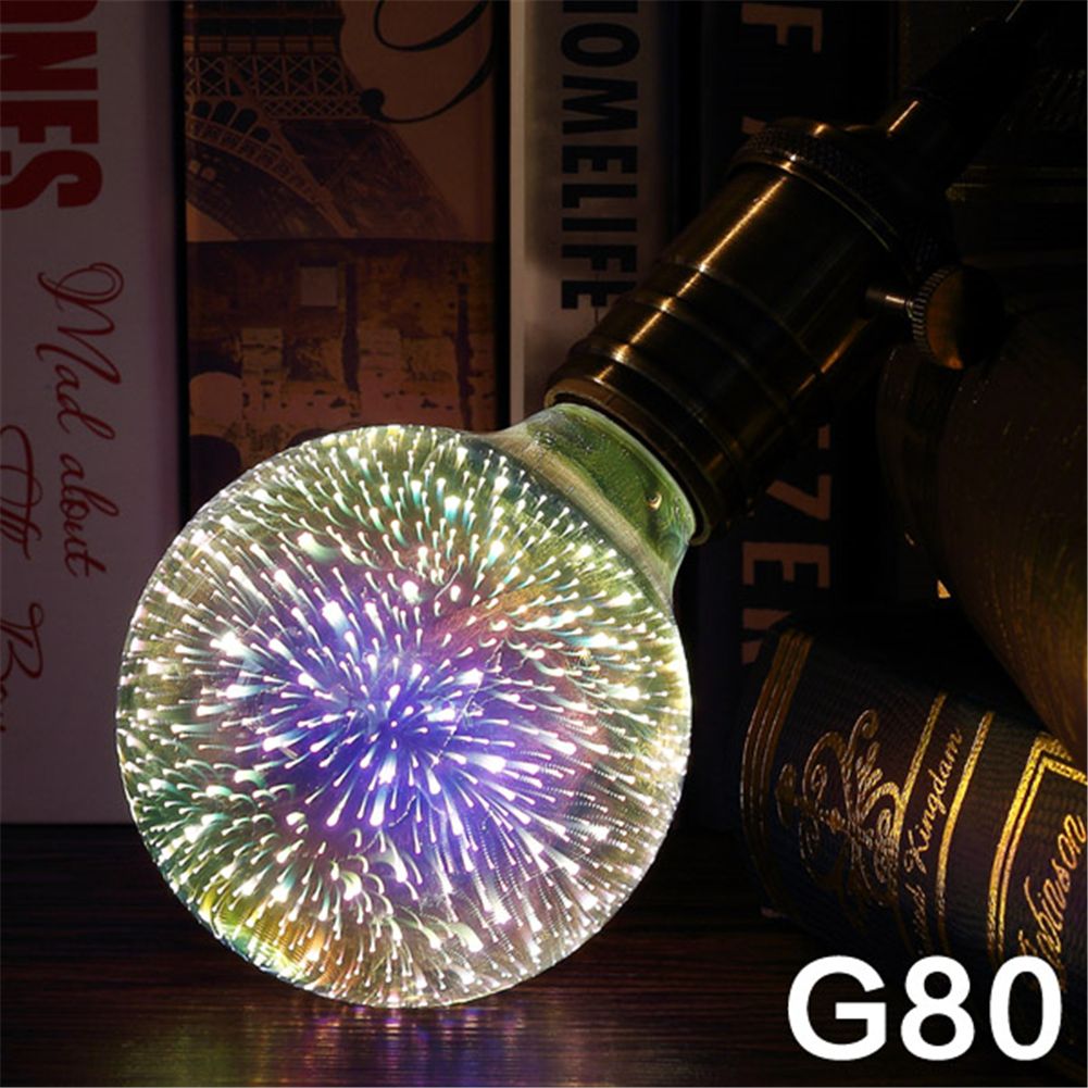 3D Firework LED Bulb LED Light Bulbs 3D Firework Effect 4W E27 Firework LED view 8