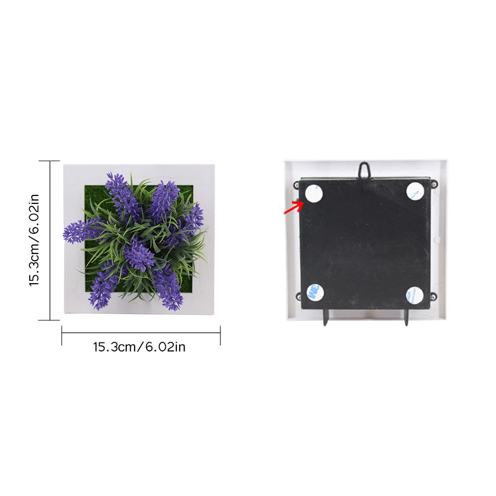 3D Stereo Wall Hanging Simulation Plant Photo Frame Flower Frames Decoration 50A view 2