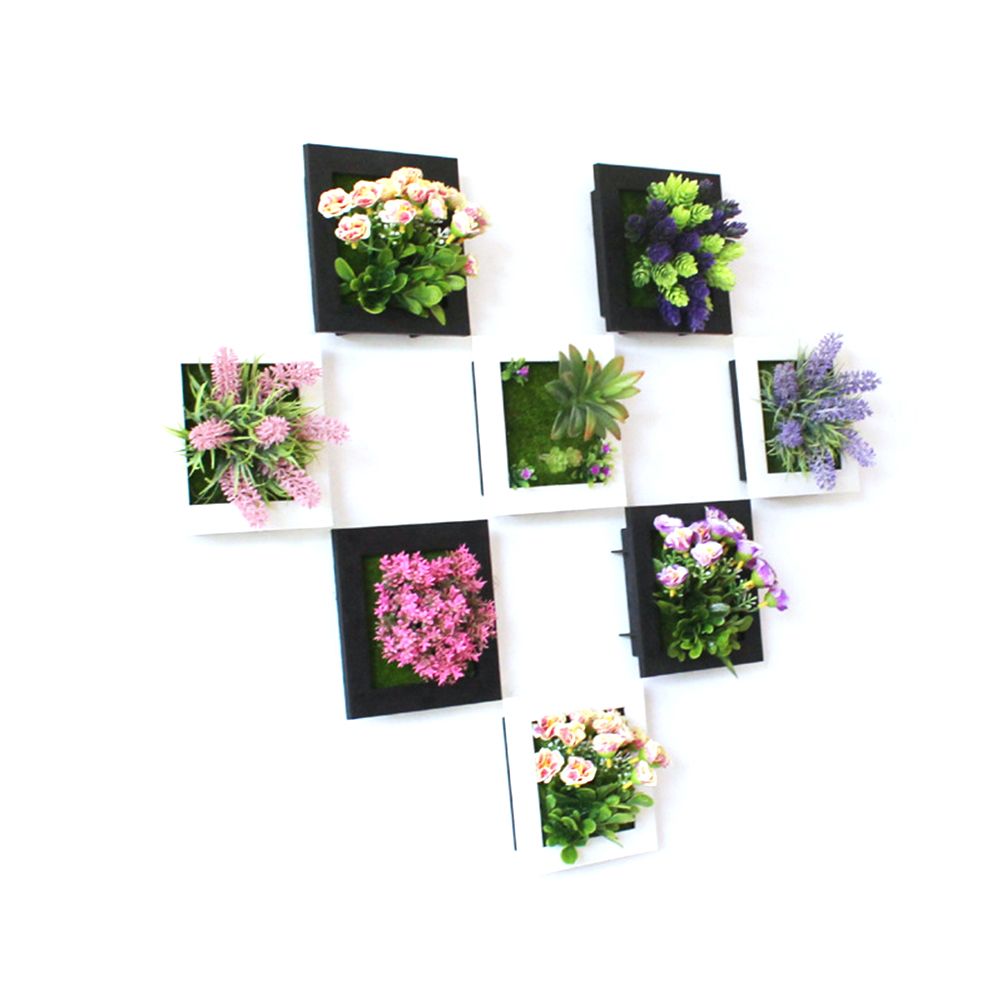 3D Stereo Wall Hanging Simulation Plant Photo Frame Flower Frames Decoration 50A view 5