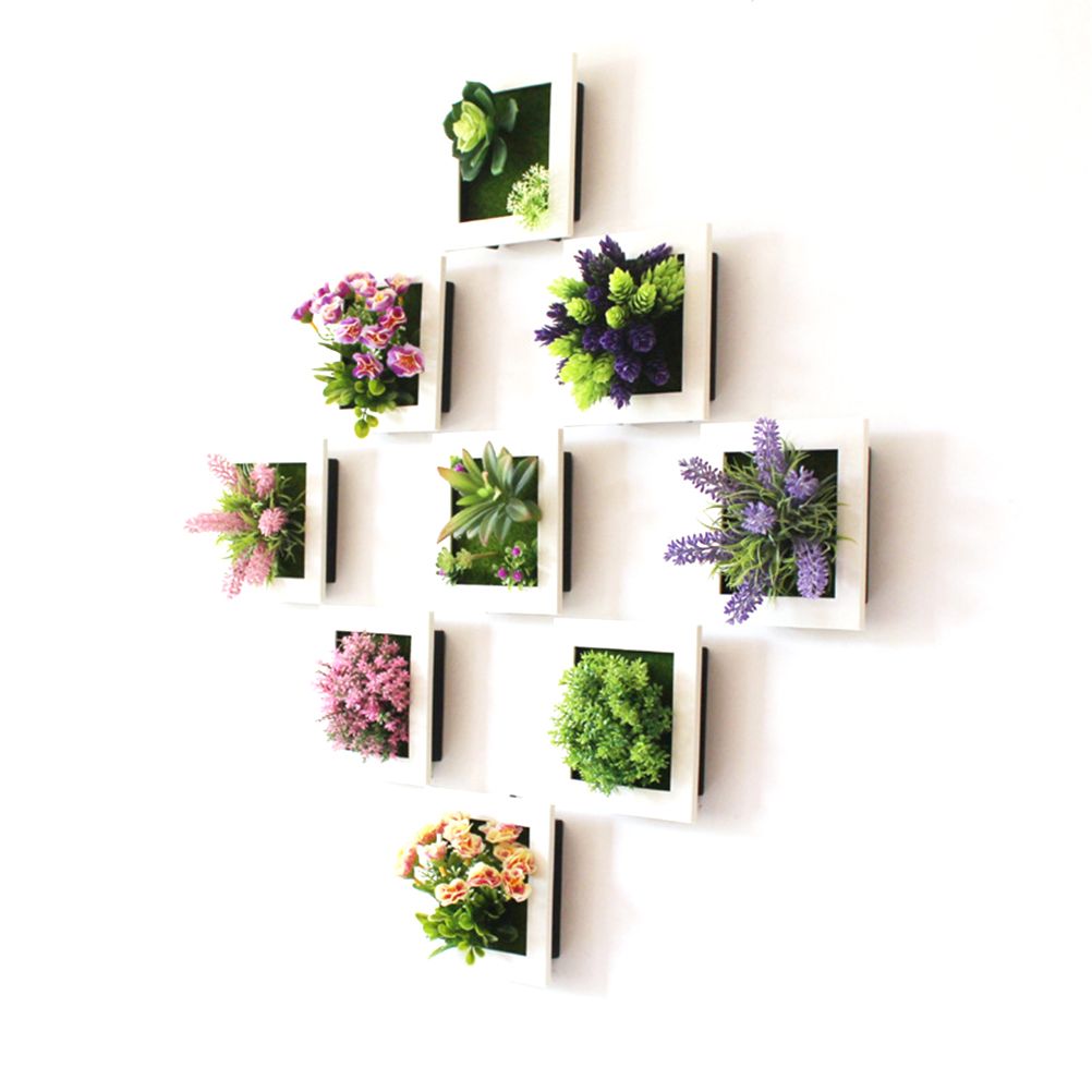 3D Stereo Wall Hanging Simulation Plant Photo Frame Flower Frames Decoration 50A view 6
