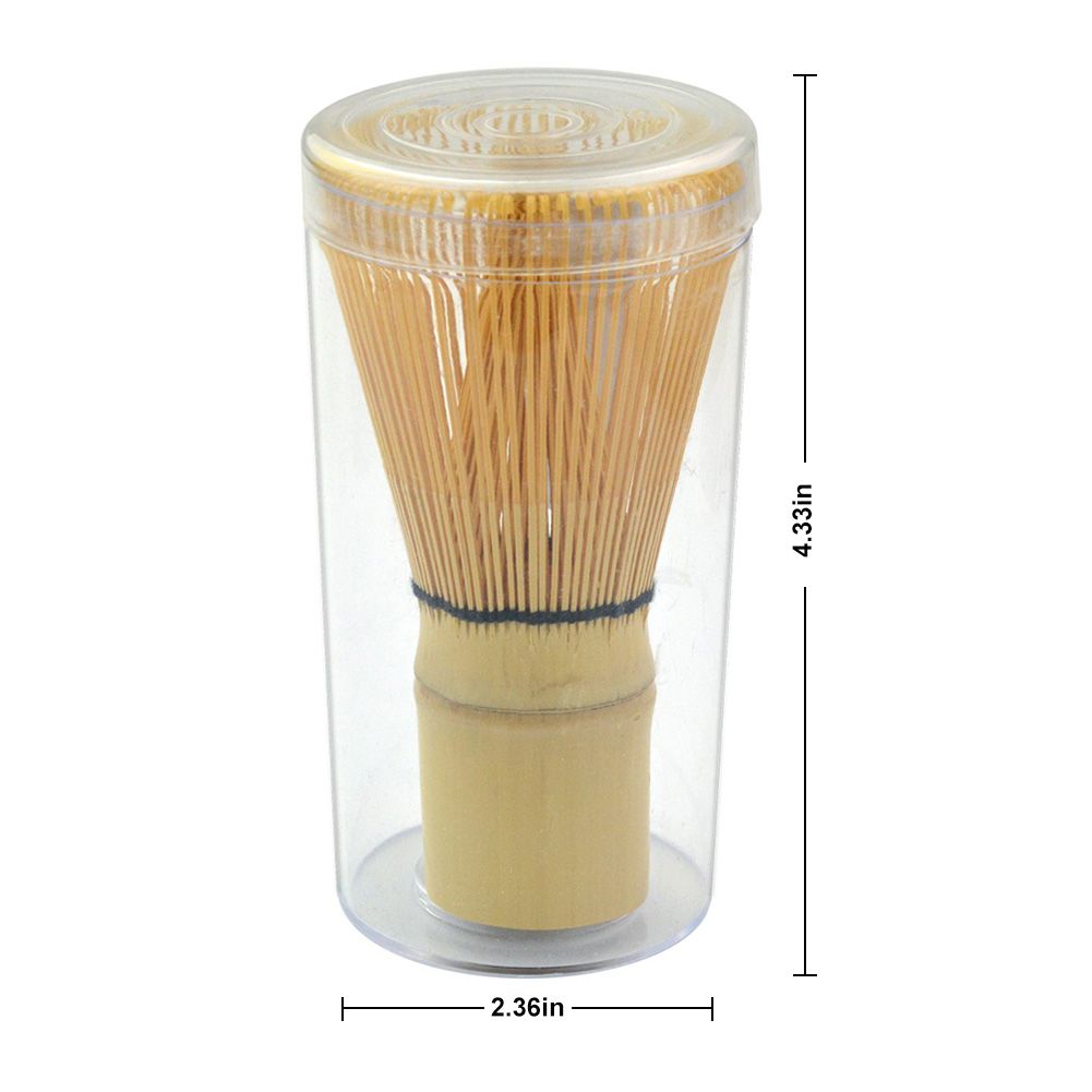 Traditional Bamboo Matcha Green Tea Powder Whisk Chasen Brush Tool view 3