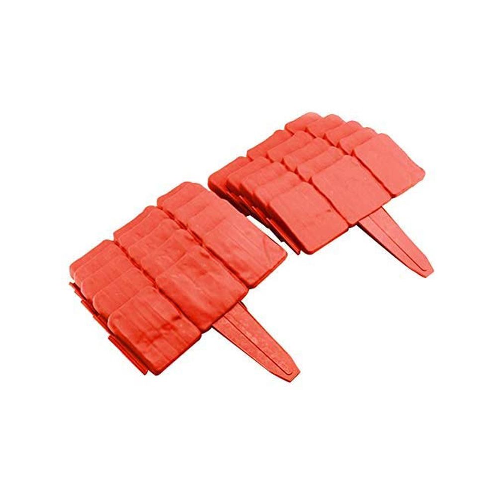 20pcs Landscape Edging Border Plastic Garden Fence Lawn Decorative Border view 4