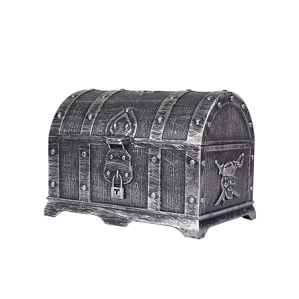 Plastic Pirate Treasure Box Jewelry Storage Box Organizer Makeup Gift Box