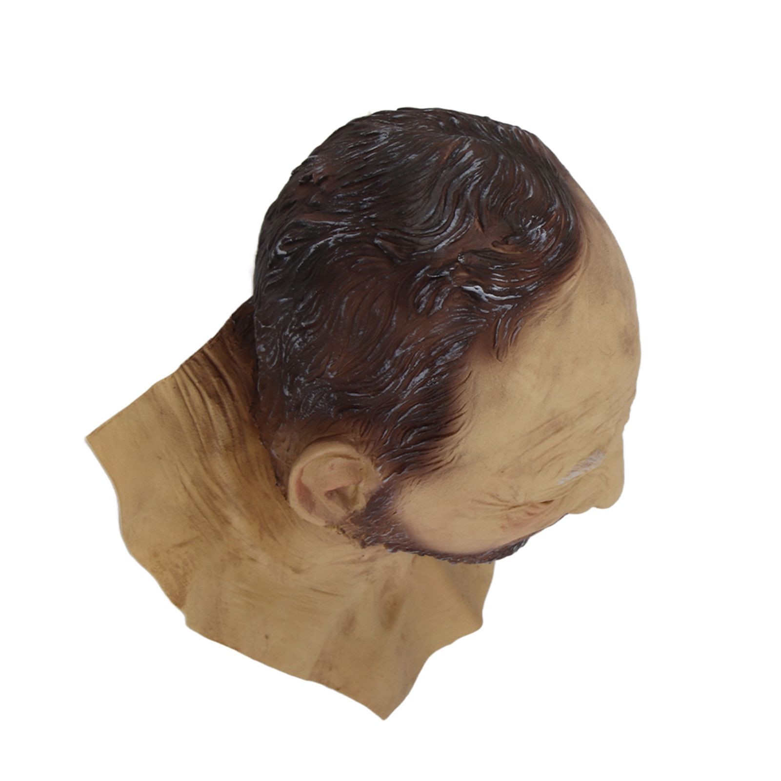 Halloween Latex Old Man Face Cover Halloween Fancy Dress Head for Masquerade view 4