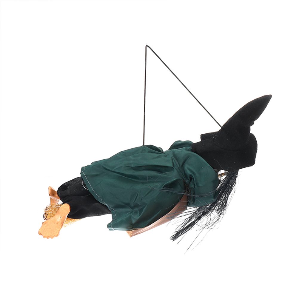 Halloween Hanging Witch Dolls Voice Control Prop Animated Ghost Scary Riding view 6
