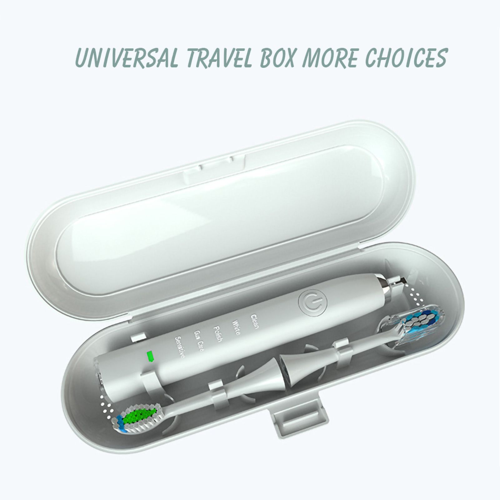 Portable Electric Toothbrush Heads Travel Case Protection Storage Box view 5