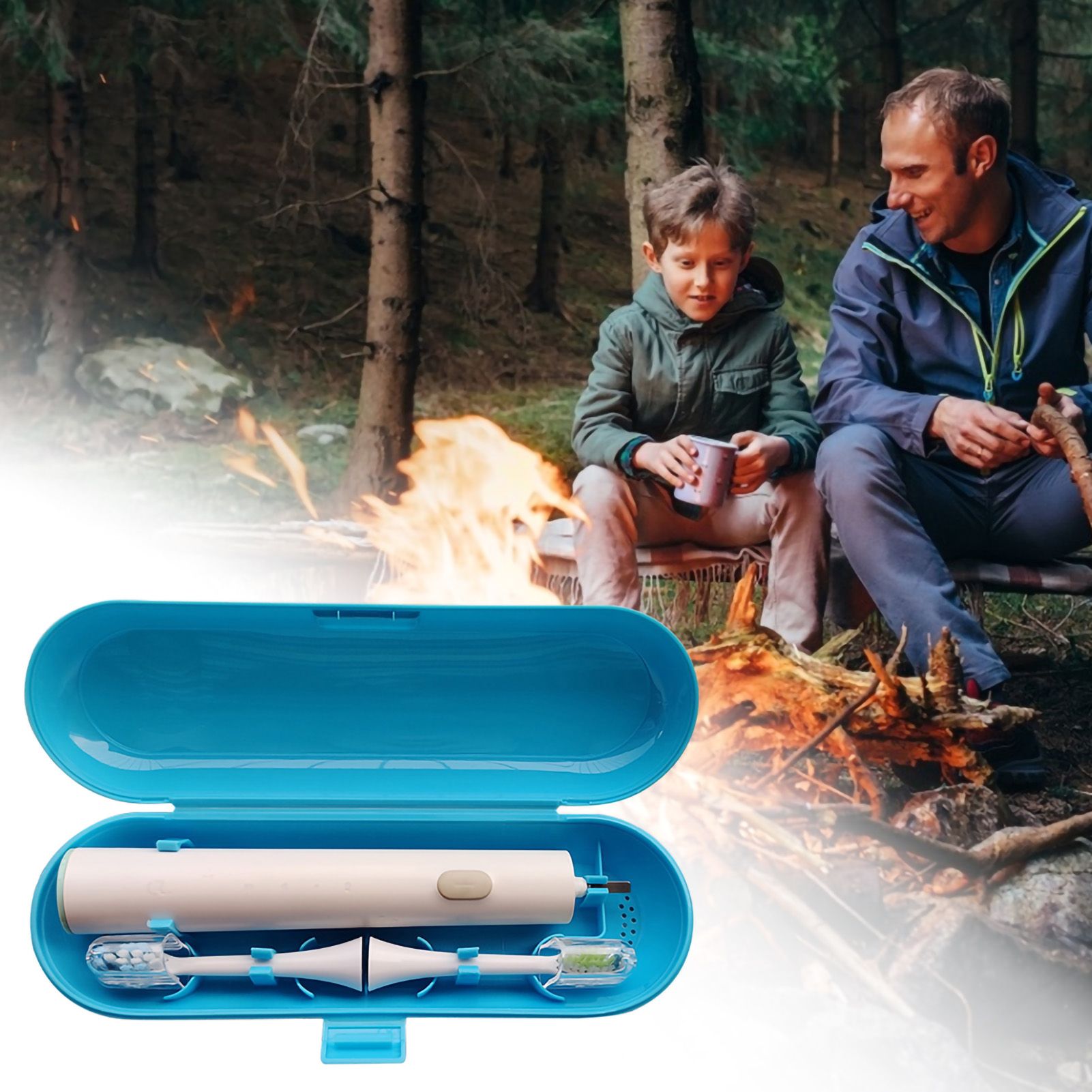 Portable Electric Toothbrush Heads Travel Case Protection Storage Box view 7