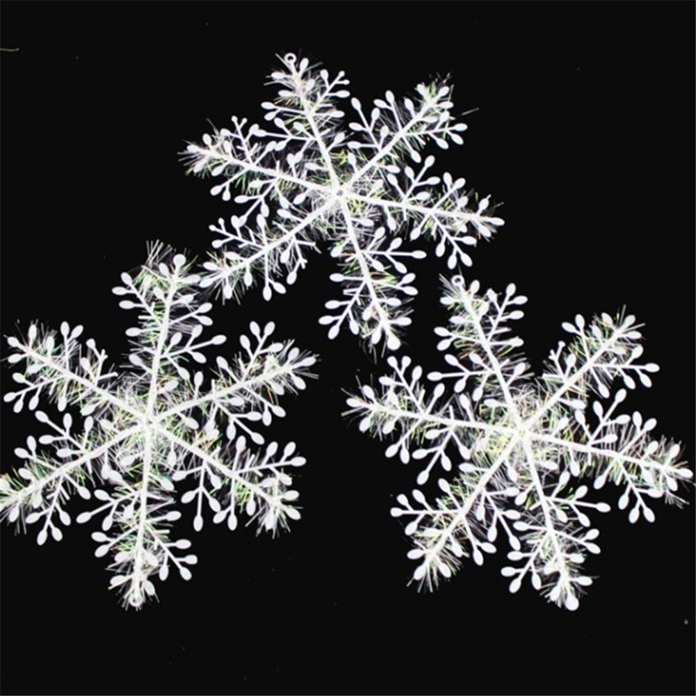 Christmas Snowflake Ornaments Christmas Tree Decorative Hanging Ornament Home view 5