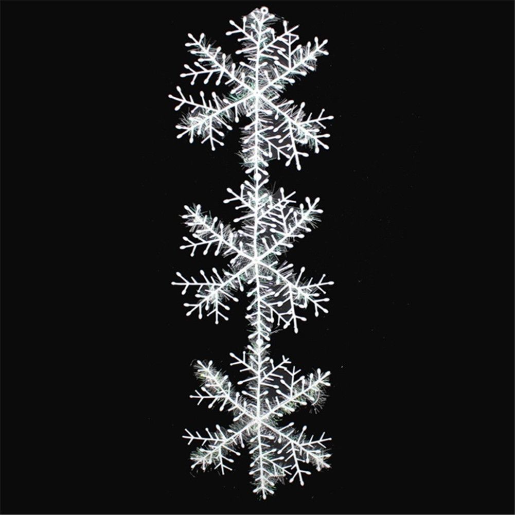 Christmas Snowflake Ornaments Christmas Tree Decorative Hanging Ornament Home view 6