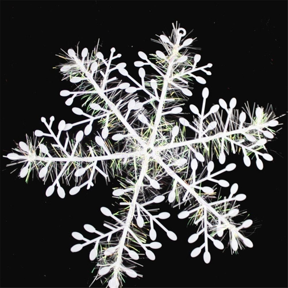 Christmas Snowflake Ornaments Christmas Tree Decorative Hanging Ornament Home view 7