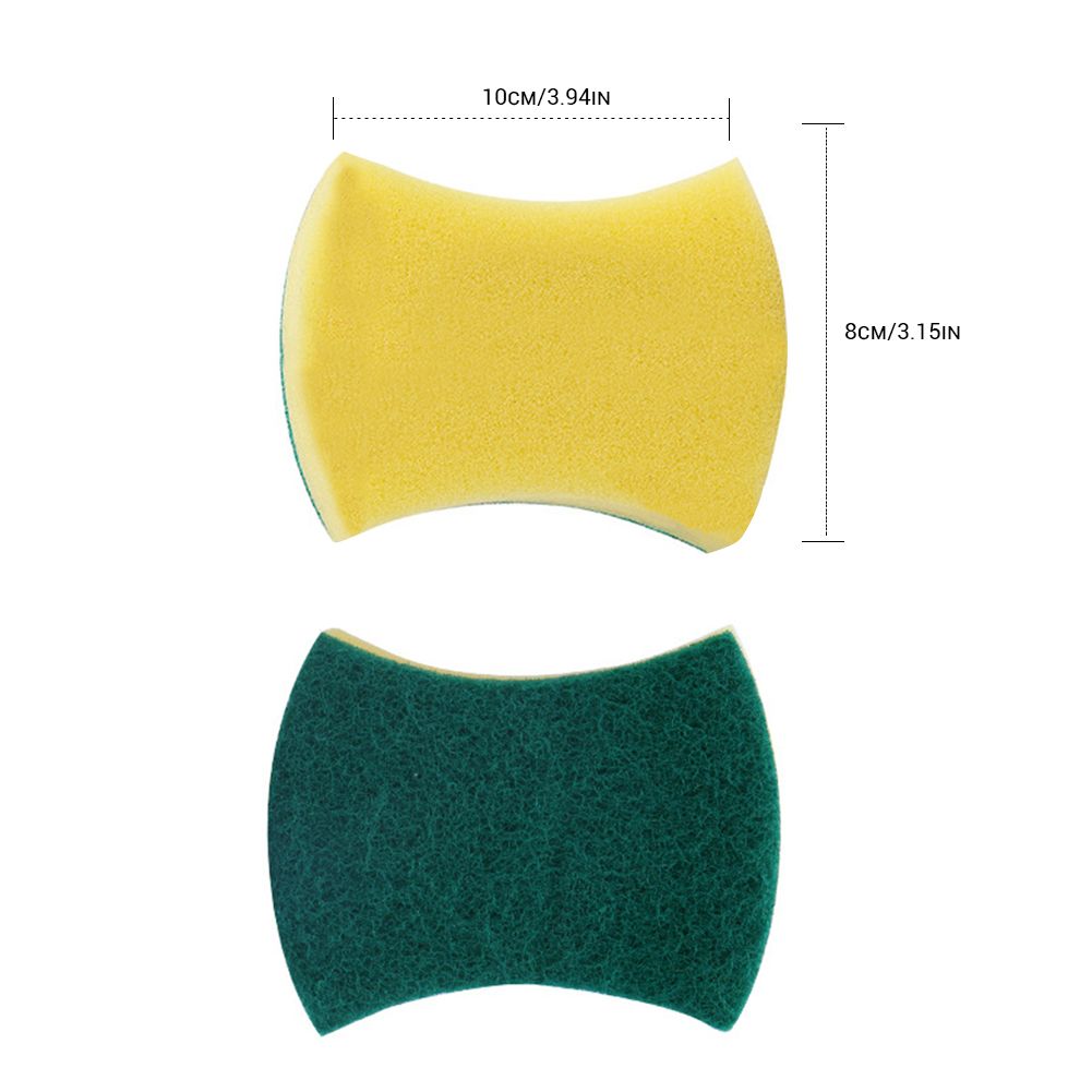 1pc Sponge Dish Bowl Pot Pan Scrubbing Cleaning Sponge Kitchen Cleaning Tools view 2