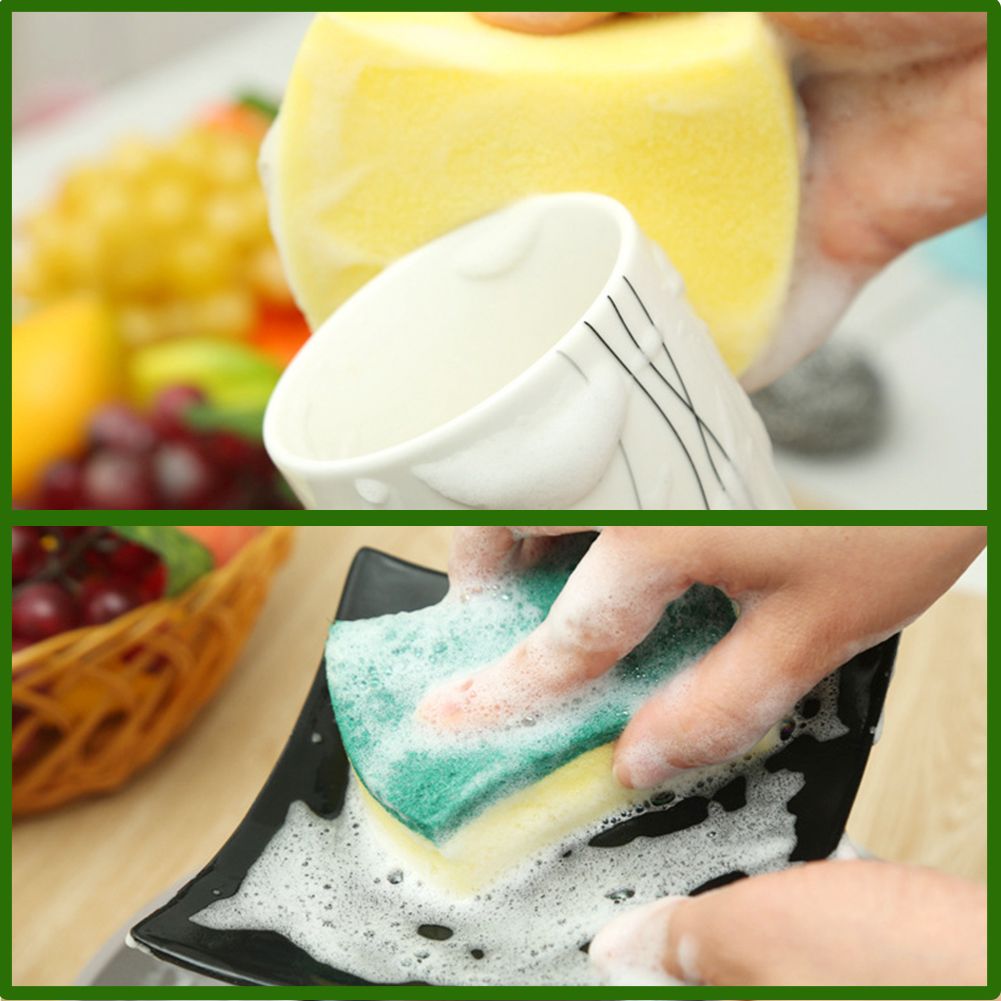 1pc Sponge Dish Bowl Pot Pan Scrubbing Cleaning Sponge Kitchen Cleaning Tools view 5