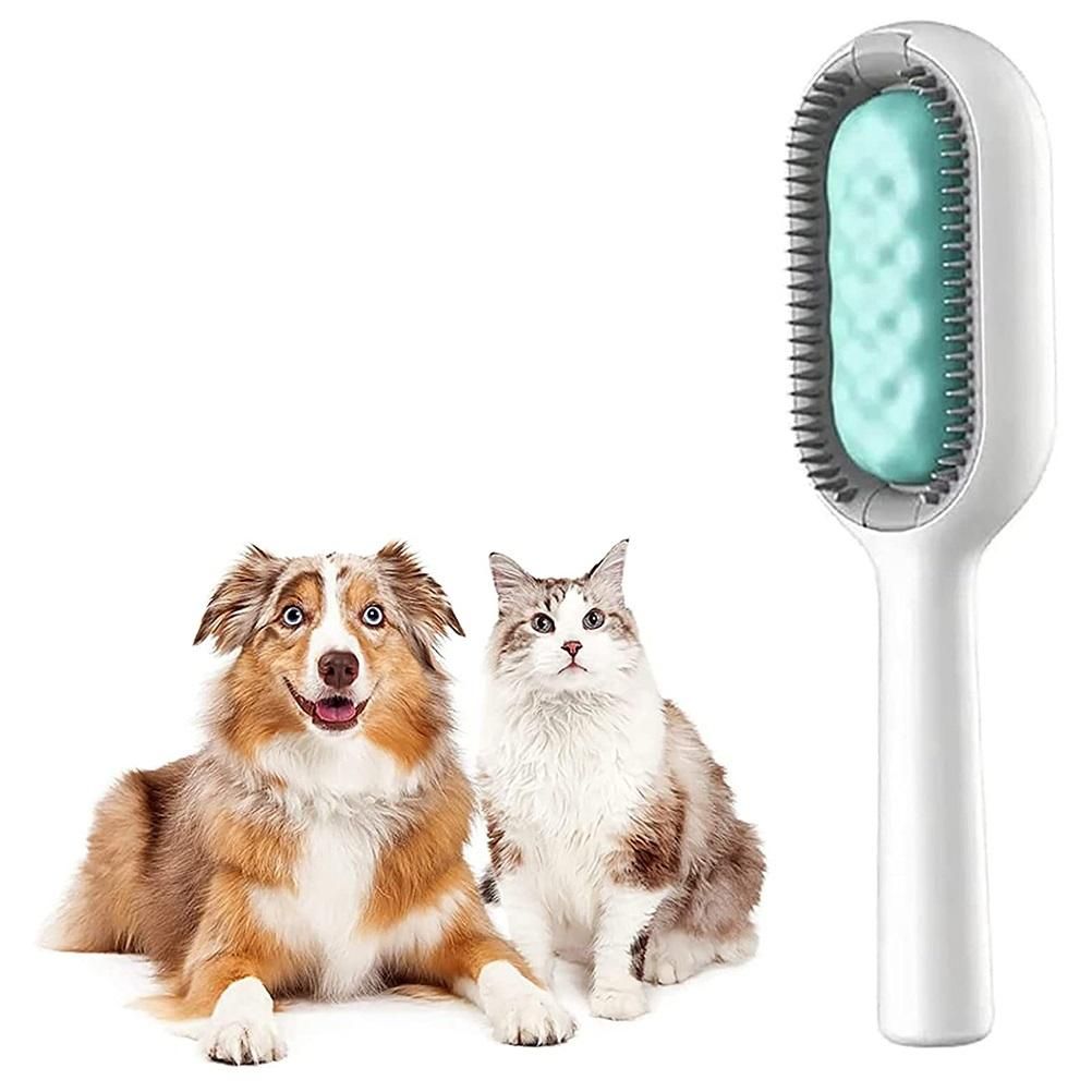 Pet Brush Grooming Comb Soft Bristles Pet Grooming Brush for Massage and
