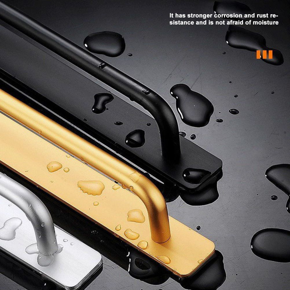 Self Stick Cabinet Drawer Handles Pulls Aluminum Alloy Drawer Push Pull view 8