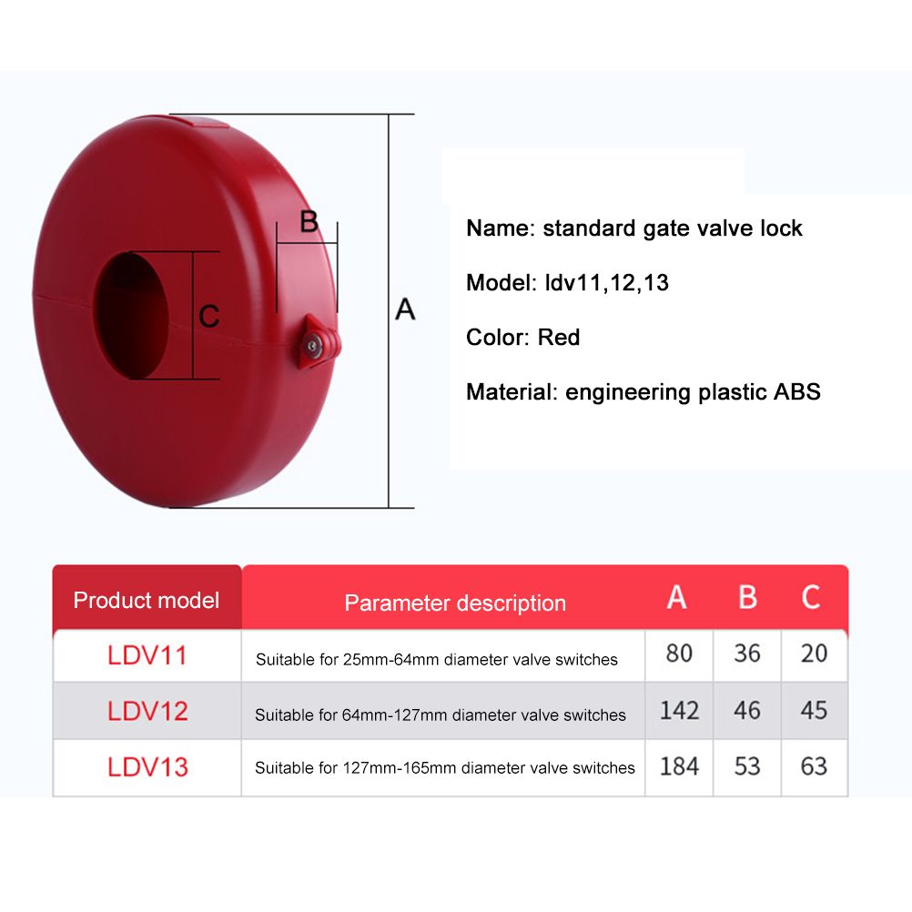 Gate Valve Lockout Device Plastic Outdoor Water Hose Protector Valve Lockout view 2