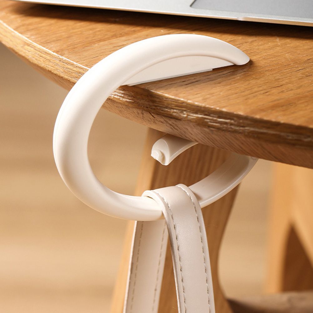Travel Portable Bag Hook for Hanging Decorative Table Purse Bag Hooks Plastic view 6