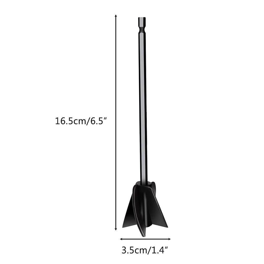 Resin Mixer Epoxy Mixer Paddles Paint Mixer for Drill Reusable Bidirectional view 2