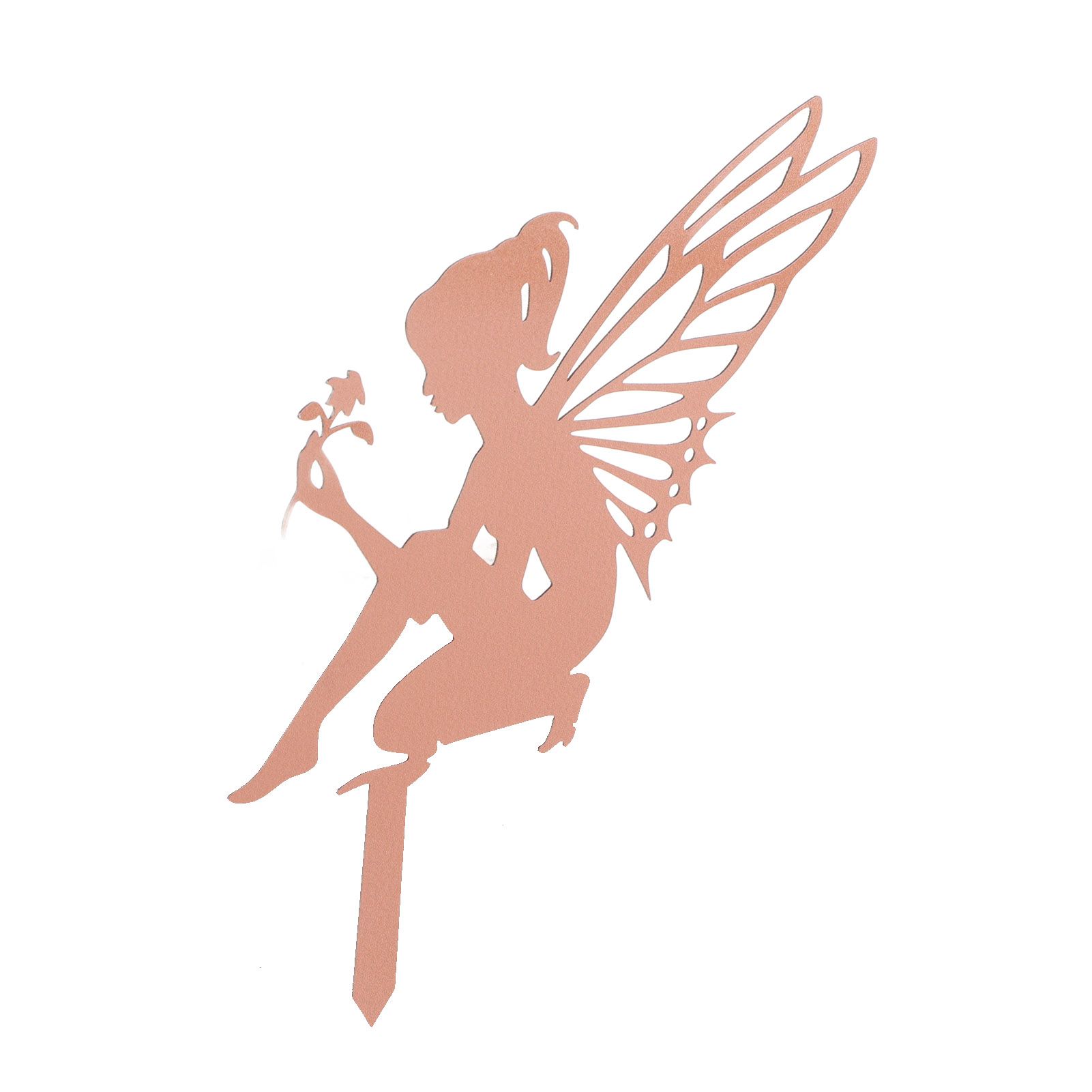 Decorative Garden Stakes Fairy Silhouette Metal Yard Stakes Arts Outdoor view 2