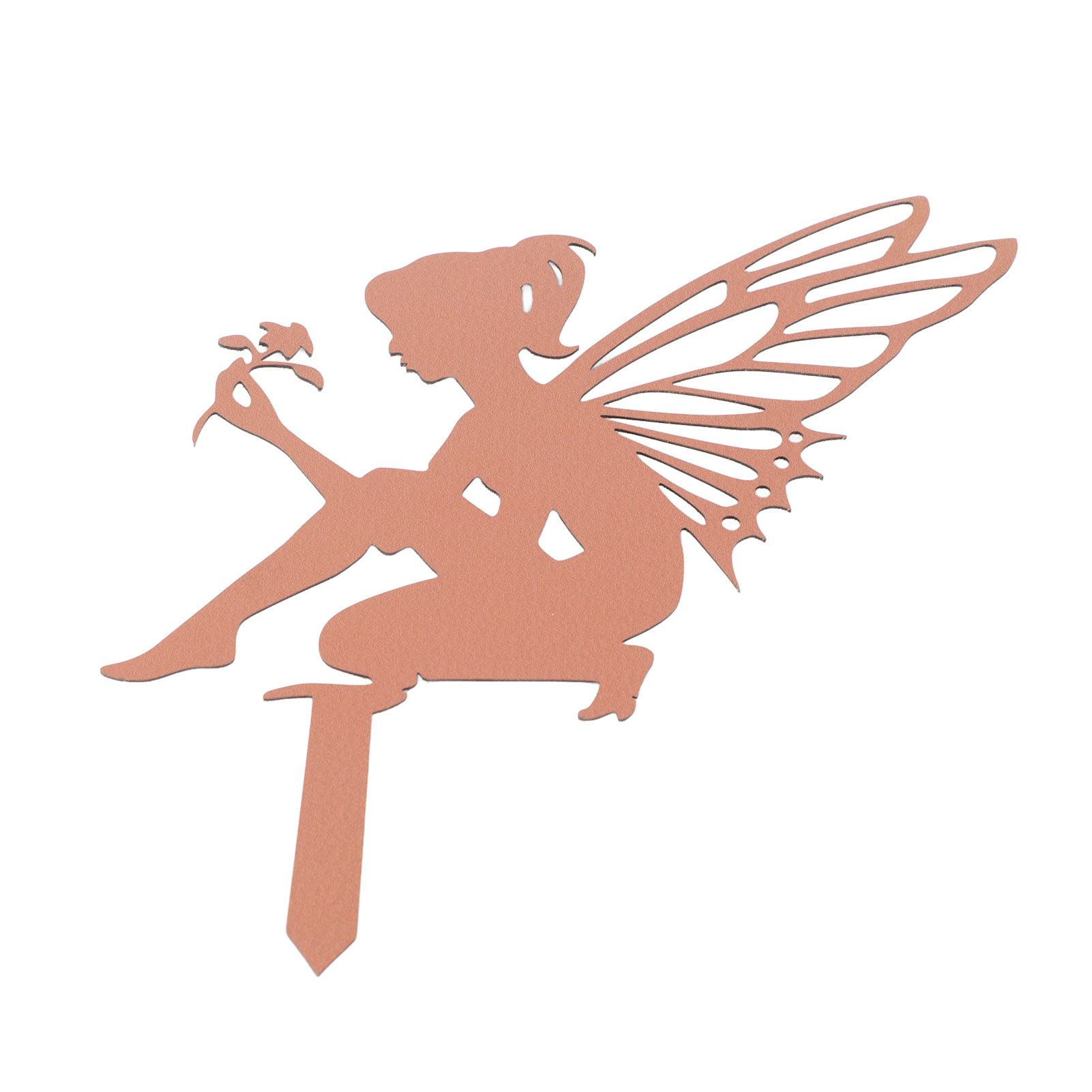 Decorative Garden Stakes Fairy Silhouette Metal Yard Stakes Arts Outdoor view 3