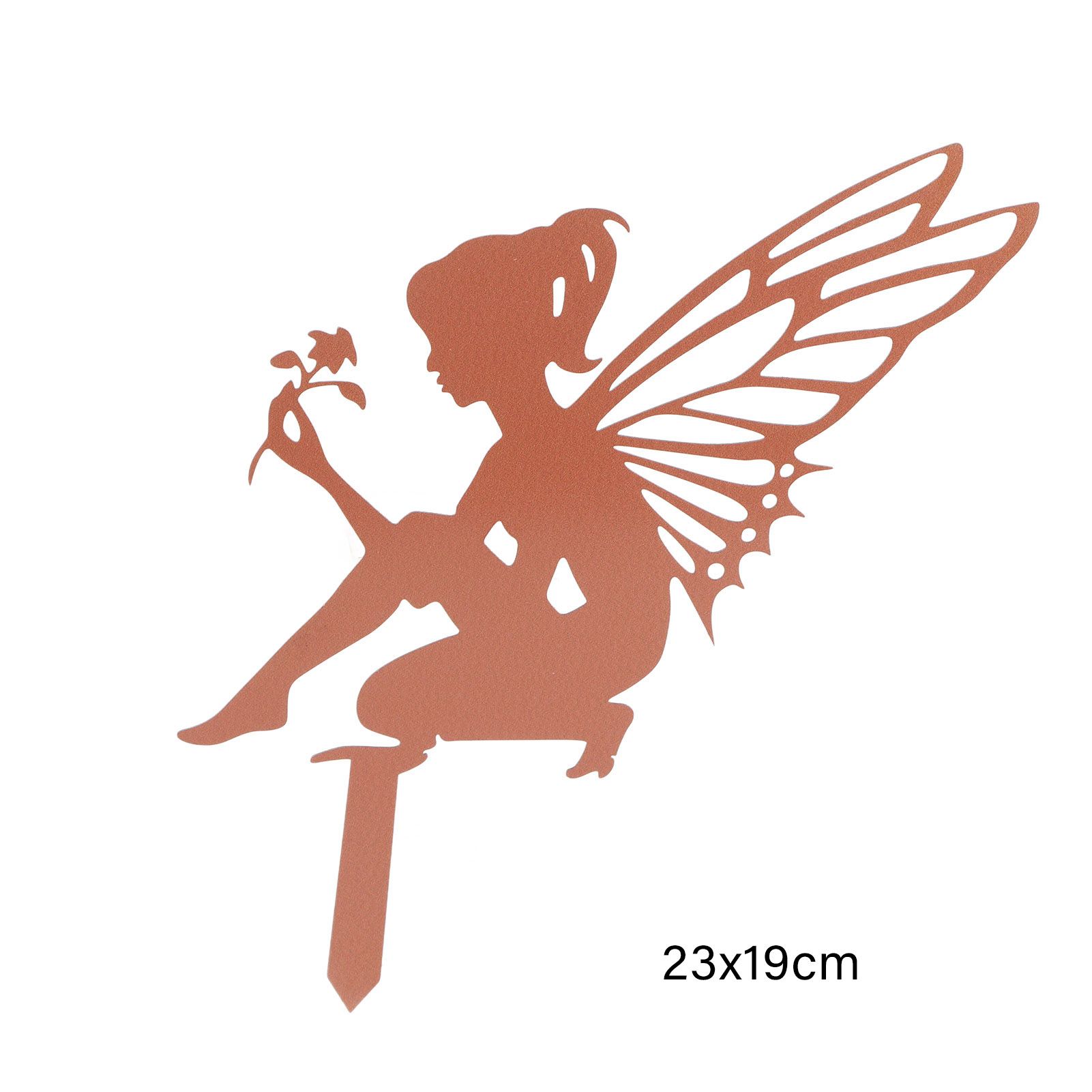 Decorative Garden Stakes Fairy Silhouette Metal Yard Stakes Arts Outdoor view 13
