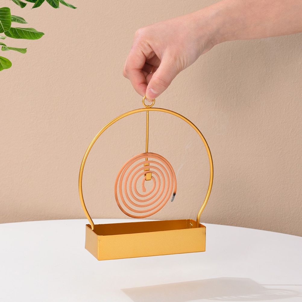 Incense Spiral Holder Metal Iron Mosquito Spiral Metal Holder Summer Incense view 4