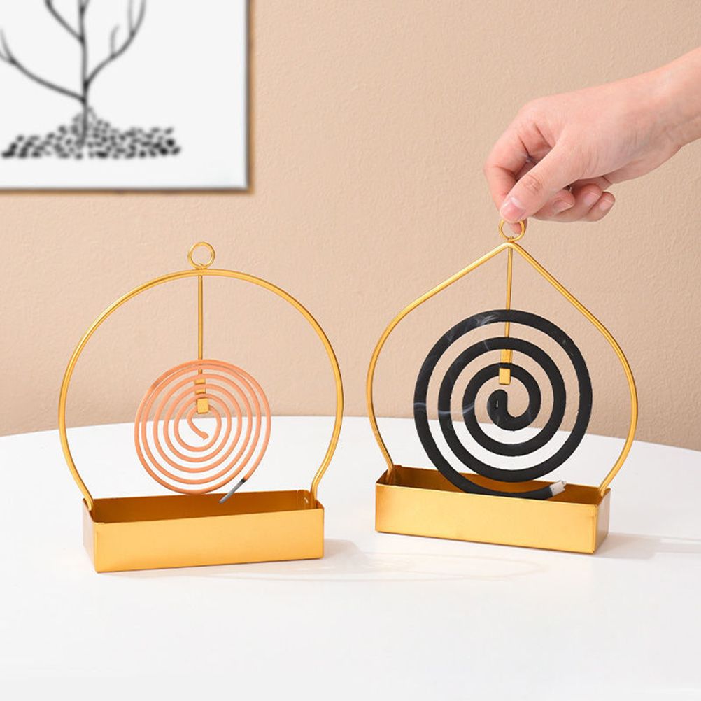 Incense Spiral Holder Metal Iron Mosquito Spiral Metal Holder Summer Incense view 5
