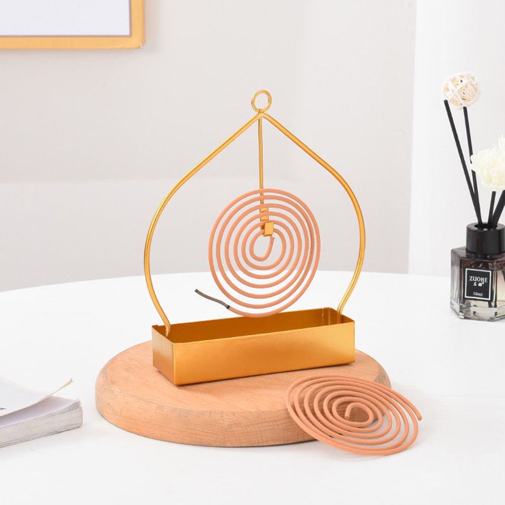 Incense Spiral Holder Metal Iron Mosquito Spiral Metal Holder Summer Incense view 6
