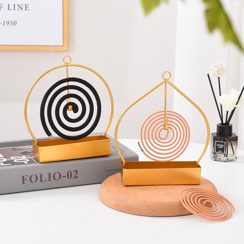 Incense Spiral Holder Metal Iron Mosquito Spiral Metal Holder Summer Incense view 8