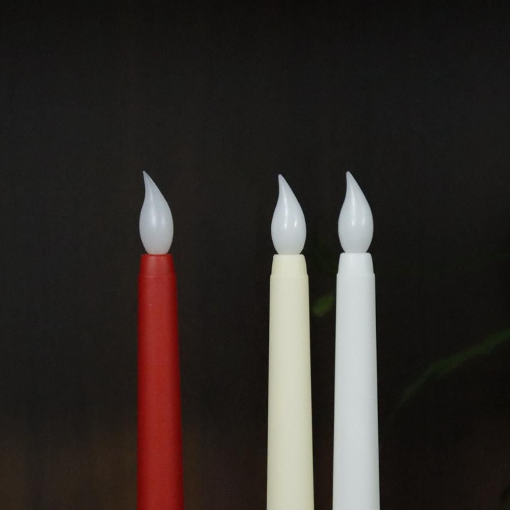 6Pcs LED Flameless Flickering Warm Light Taper Candles with 2 Remote Control view 11