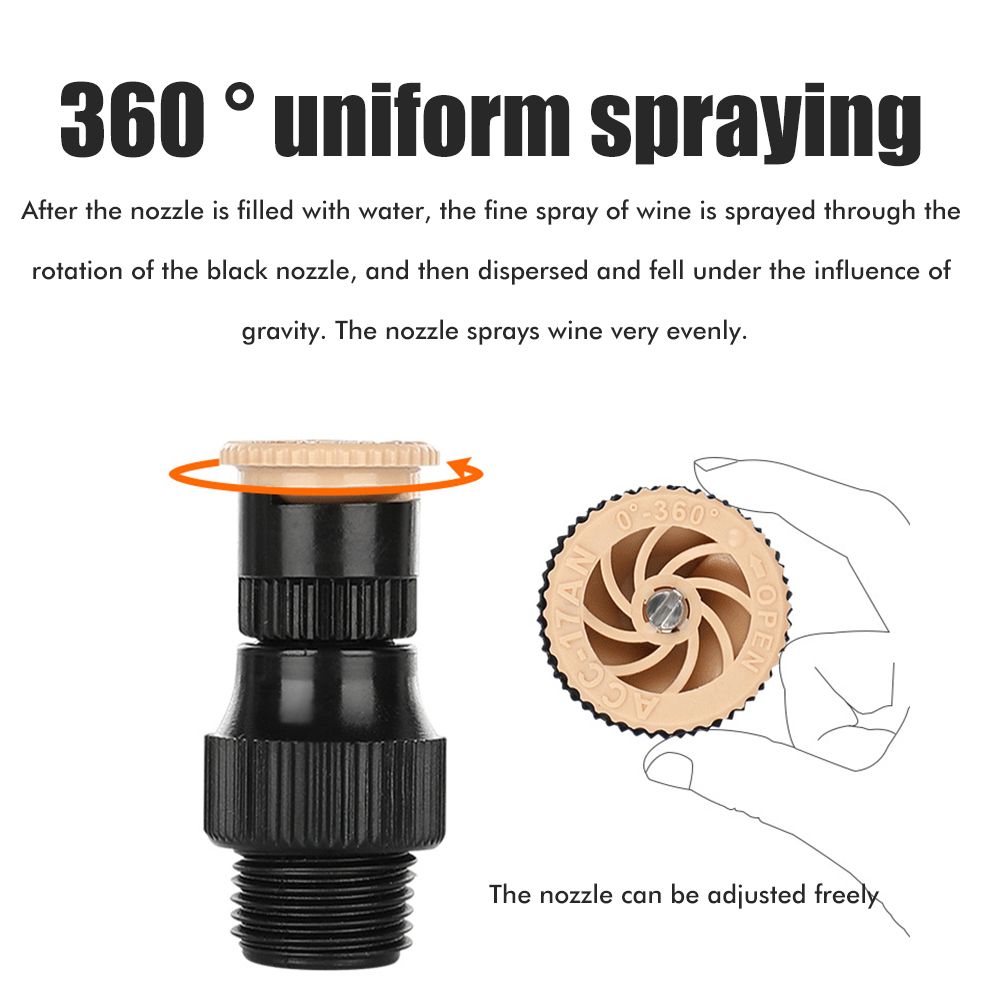 360° Rotating Auto Irrigation System Garden Lawn Sprinkler Grass Water view 5