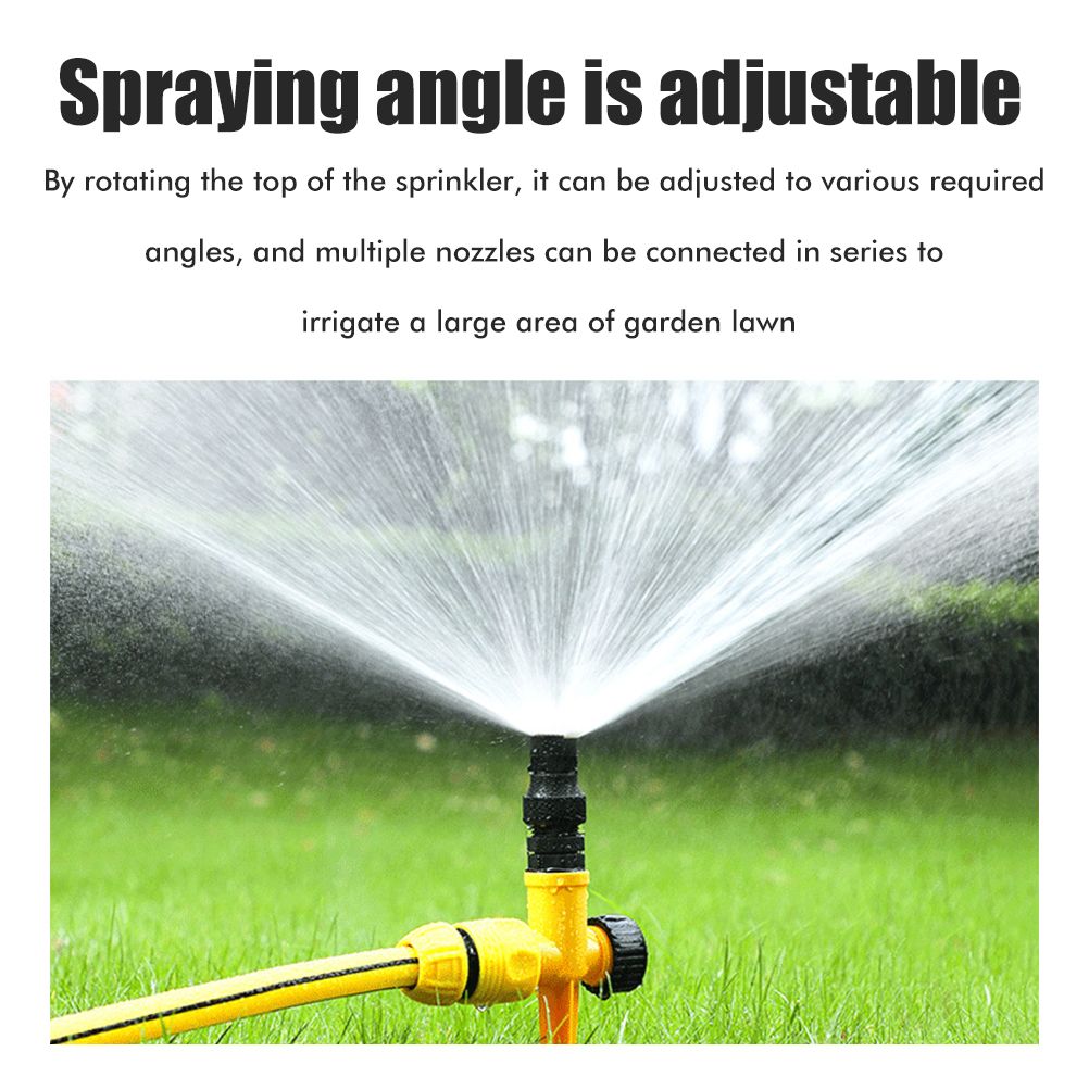 360° Rotating Auto Irrigation System Garden Lawn Sprinkler Grass Water view 11