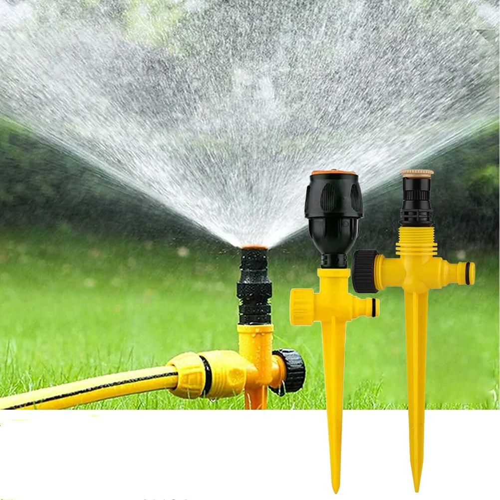 360° Rotating Auto Irrigation System Garden Lawn Sprinkler Grass Water view 11