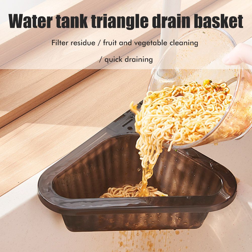 Sink Strainer Basket Triangular Corner Kitchen Sink Strainer Punch Free Sink view 11