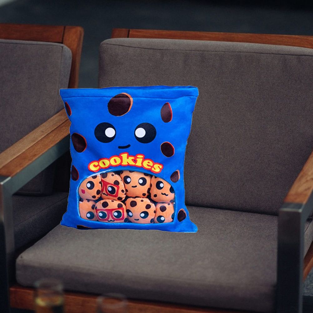 Cheese Puff Plush Toy Soft Cheesy Puff Plush Toy Puff Balls Cute Snack Filled view 5