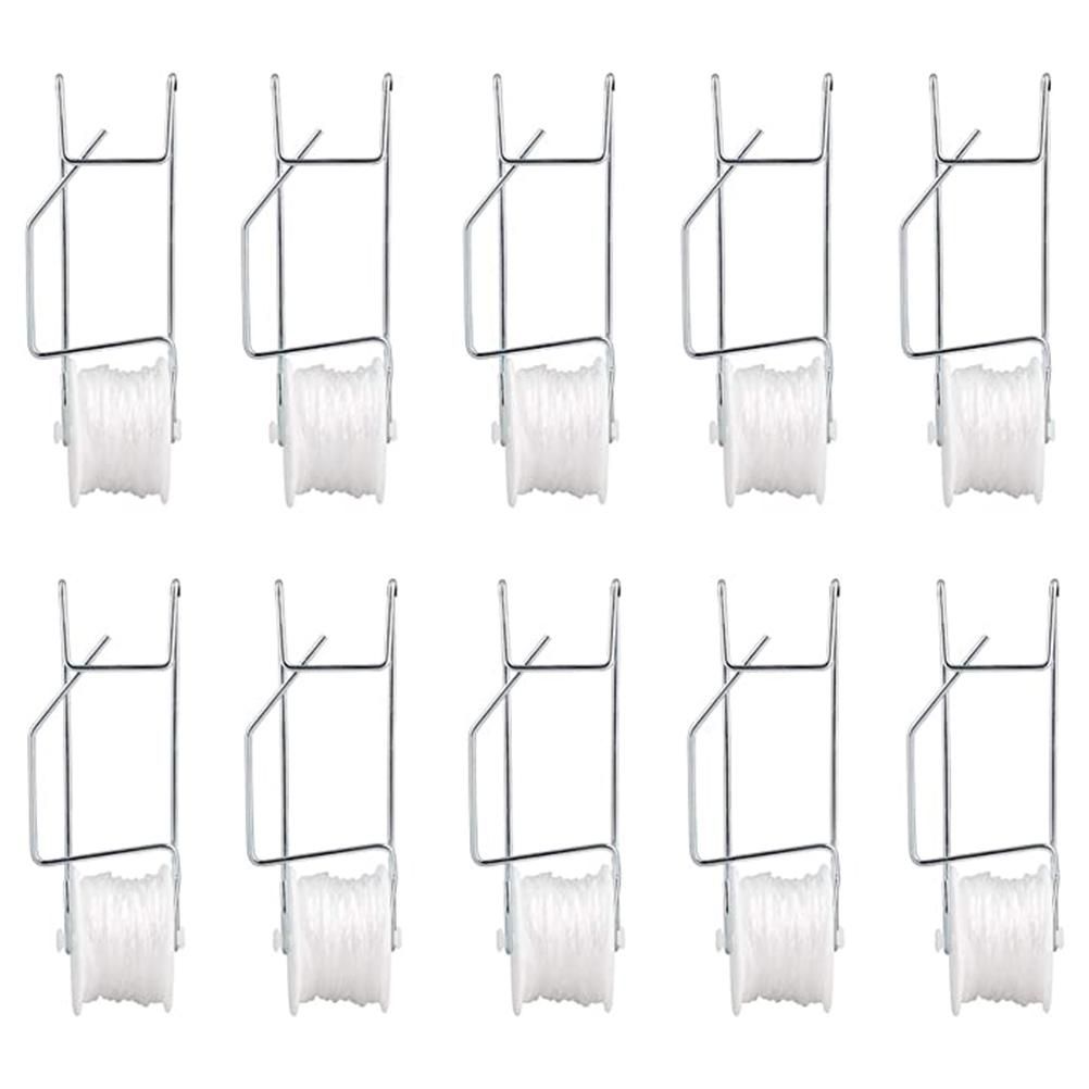 10Pcs Tomato Trellis Roller Hooks Tomato Support Hooks Plant Roller Hook with