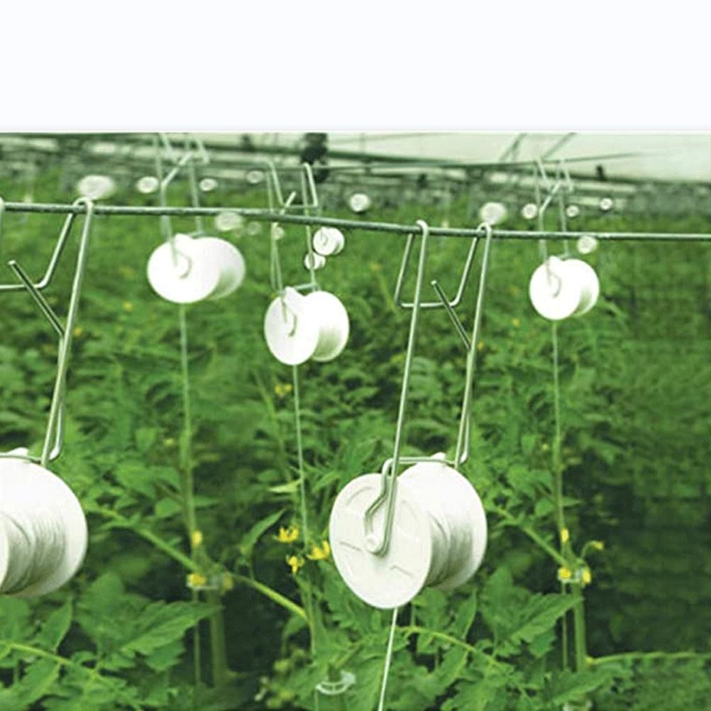 10Pcs Tomato Trellis Roller Hooks Tomato Support Hooks Plant Roller Hook with view 4