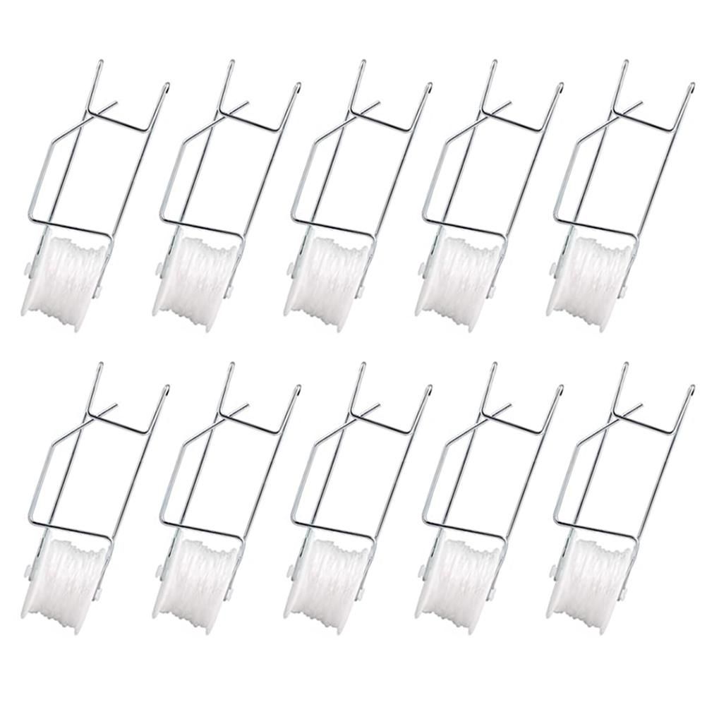 10Pcs Tomato Trellis Roller Hooks Tomato Support Hooks Plant Roller Hook with view 9