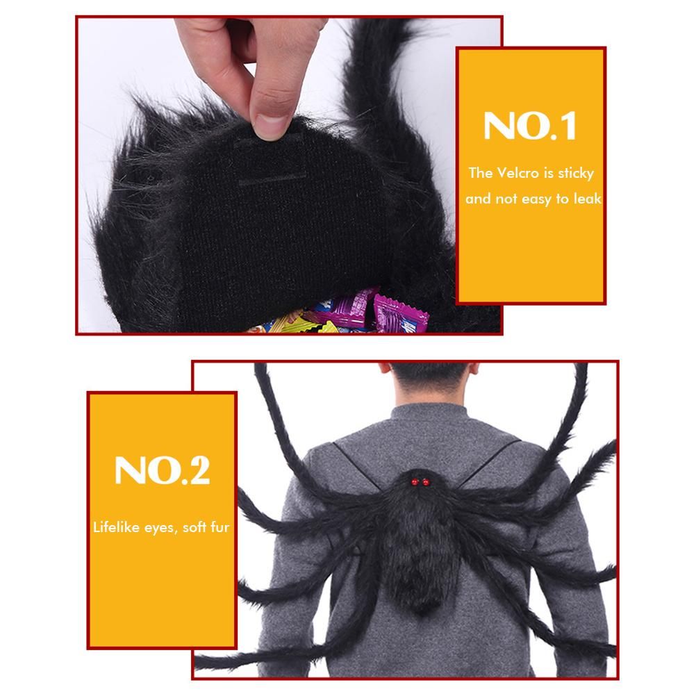Halloween Giant Spider Backpack Spider Halloween Costume Indoor Outdoor Yard view 9