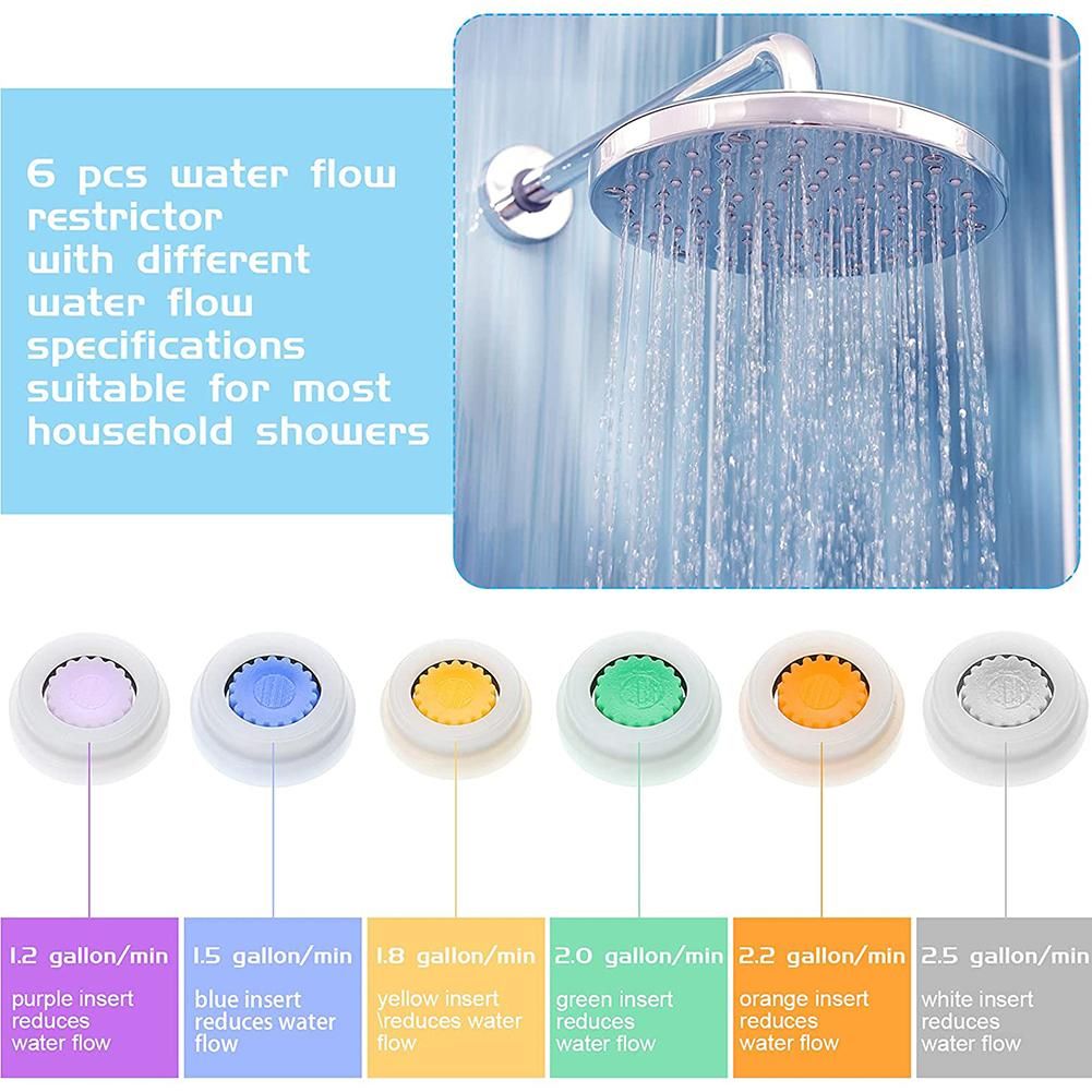 Shower Flow Limiter with 1/2 Thread Diameter Shower Water Saving for Shower view 3