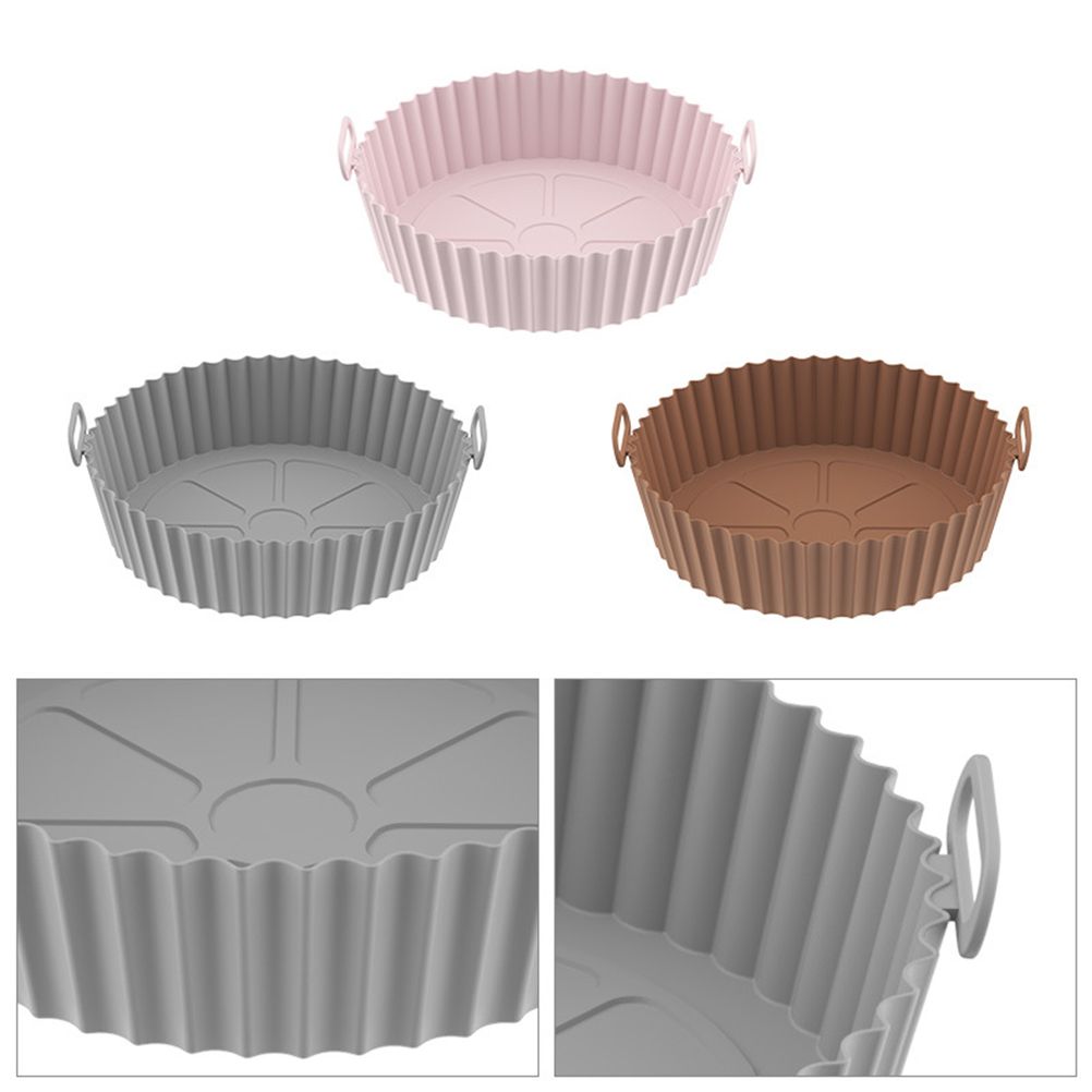Air Fryer Silicone Pots Reusable Silicone Air Fryer Liner Basket High view 8
