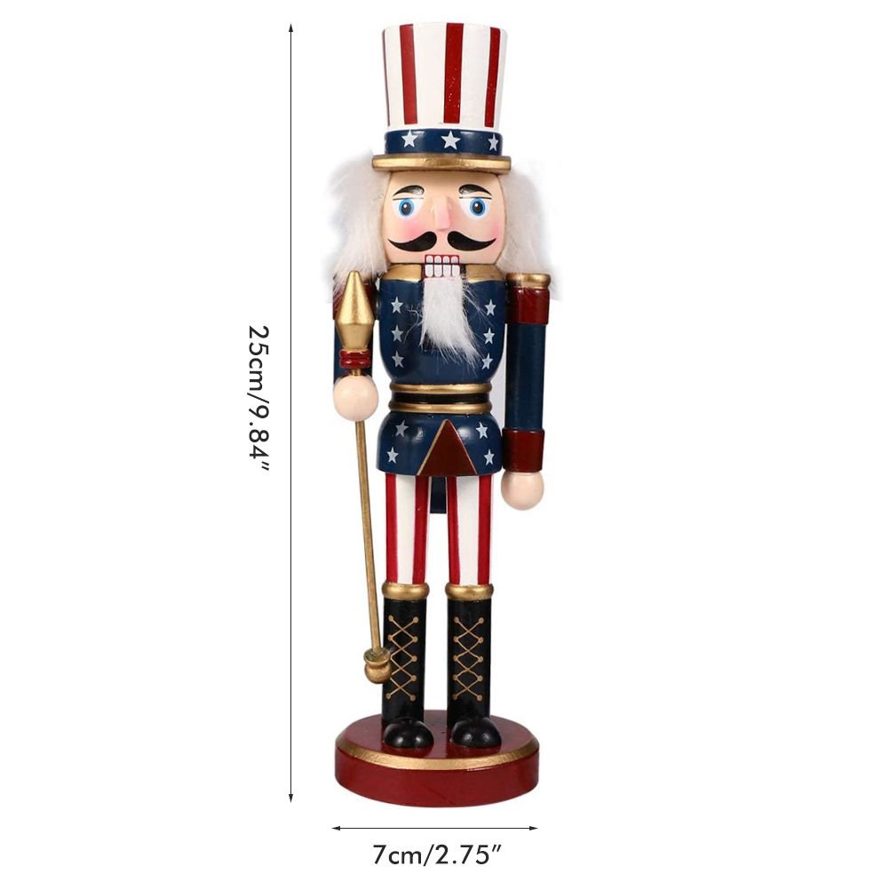 25CM Fairy Tale Figure Figurine Wooden Craft Ornaments Table Desktop view 2