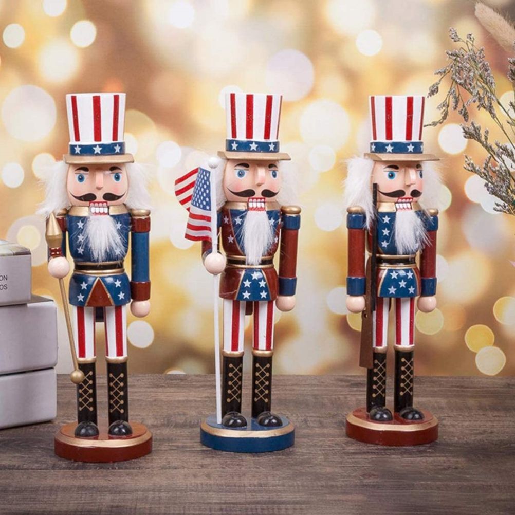 25CM Fairy Tale Figure Figurine Wooden Craft Ornaments Table Desktop view 8