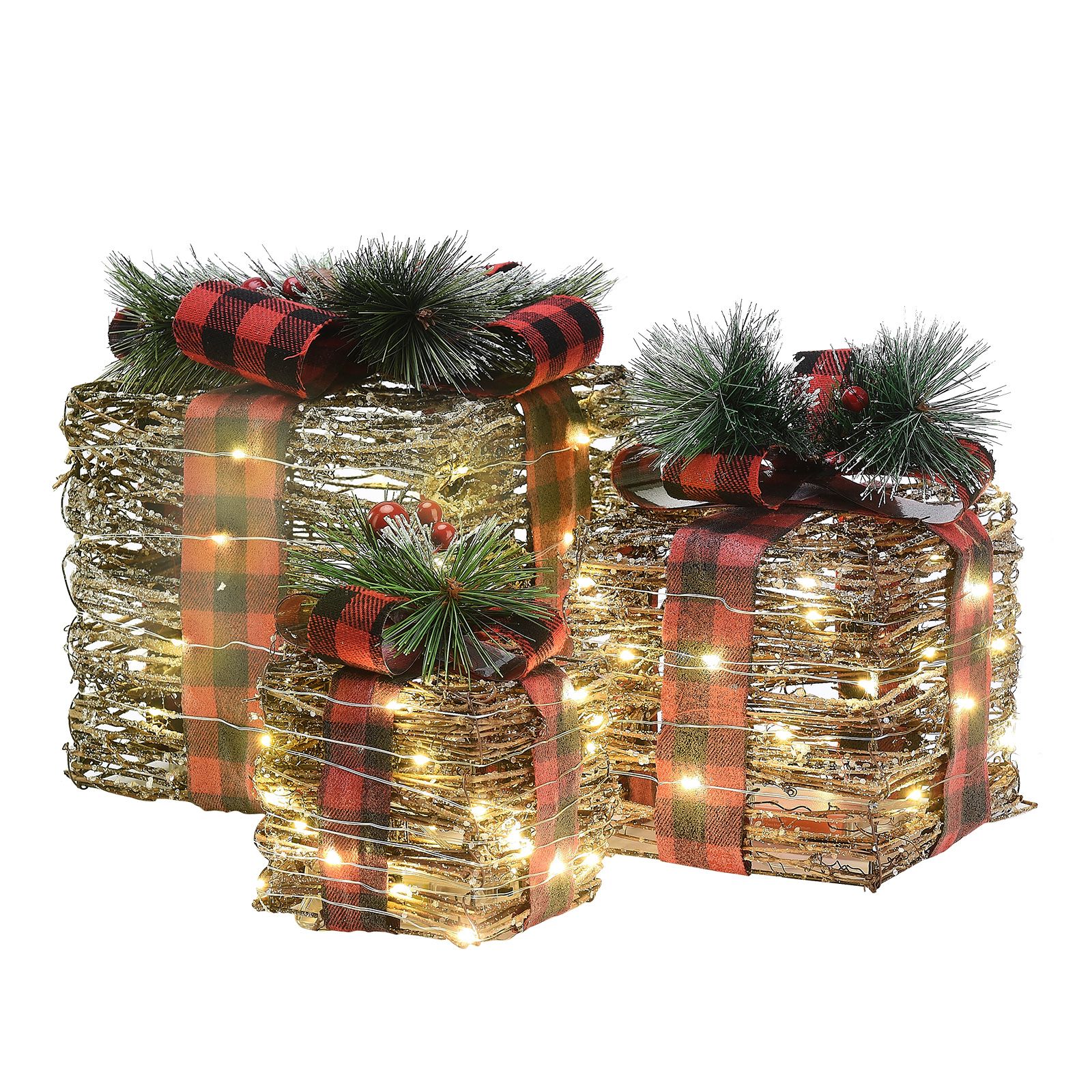 Christmas Decoration Gift Box Courtyard Decoration Window Decoration Props view 2